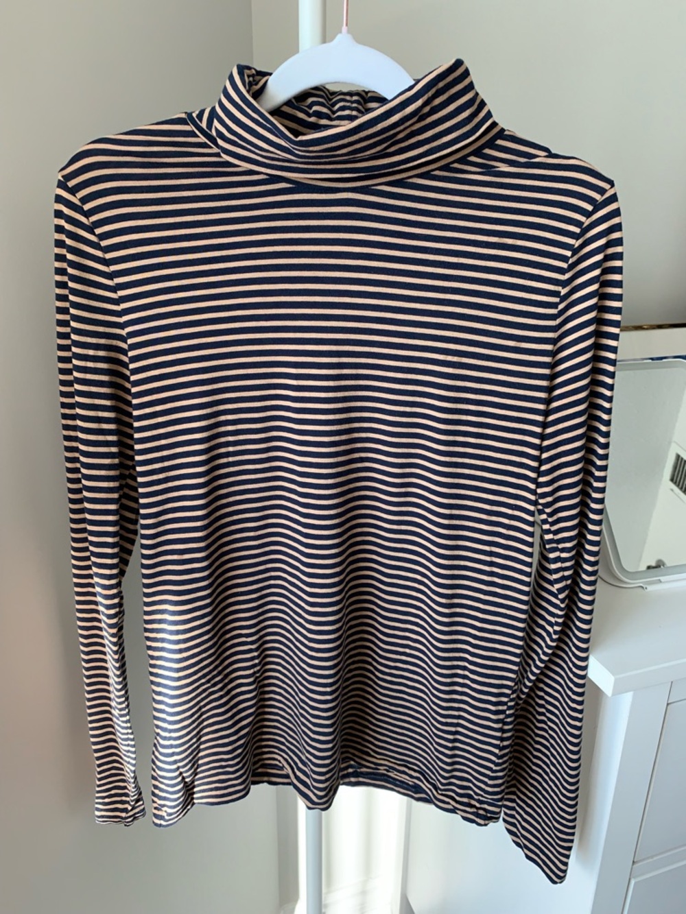 J. Crew Tissue Turtleneck Long-Sleeve Top - 100% Cotton